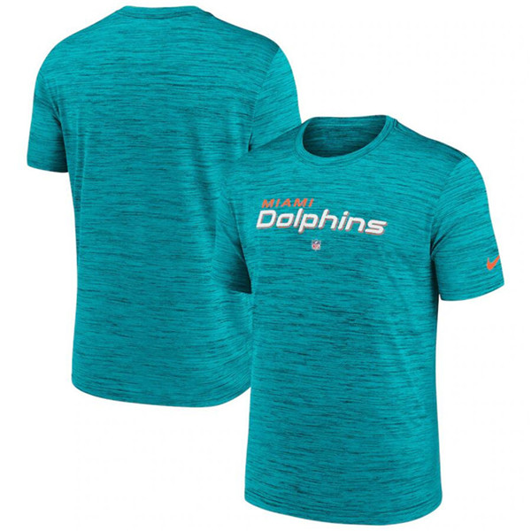 Men's Aqua Miami Dolphins Velocity Performance T-Shirt